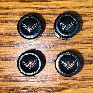 Chevrolet Corvette Tire Valve Stem Caps